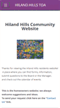 Mobile Screenshot of hilandhillstoa.com
