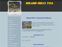 Tablet Screenshot of hilandhillstoa.com
